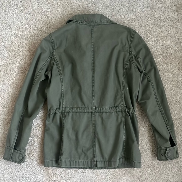 Madewell Green Military Utility Fleet Olive Green Jacket in Women’s Size Small - Picture 2 of 8
